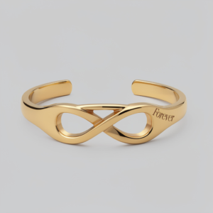 Modern Twist Infinity Ring
