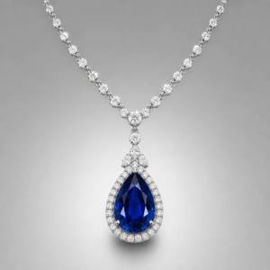 Vintage Inspired Sapphire Bridal Set